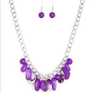 Purple beady necklace💜